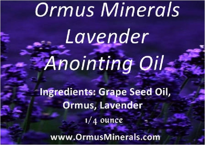 Ormus Minerals Lavender Anointing Oil